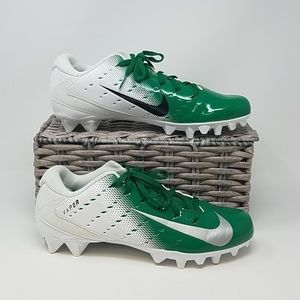 EUC Nike Vapor Cleats, Mens 9. Green/White D2E